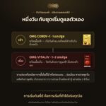 แบนเนอร์ ชุดเริ่มดูแลตัวเอง OMG (Vitaliv + Cordy-1) — กิจวัตรหนึ่งวัน อัตราส่วน 1:1